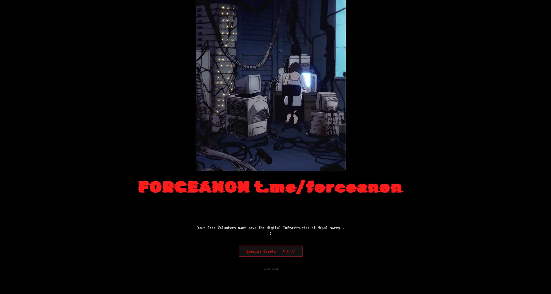 HACKED BY FORCEANON t.me/forceanon